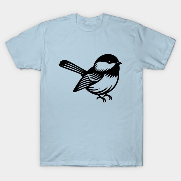 Chickadee T-Shirt by KayBee Gift Shop